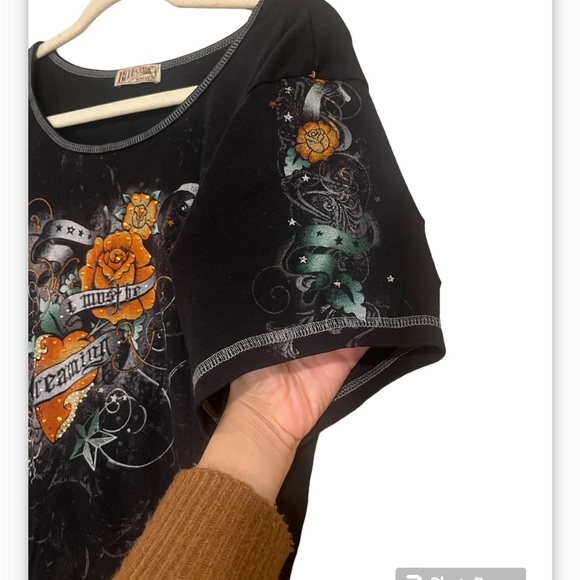 Y2K Vintage Blue canyon clothing plus size 3X top - Picture 2 of 4